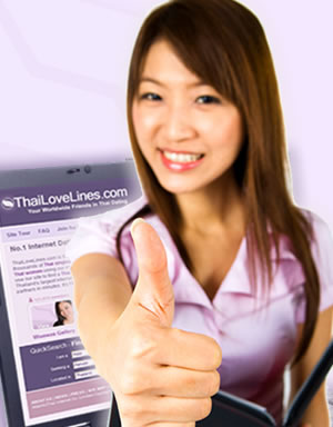 One in ten Thai women use an intenrational Thai Dating site